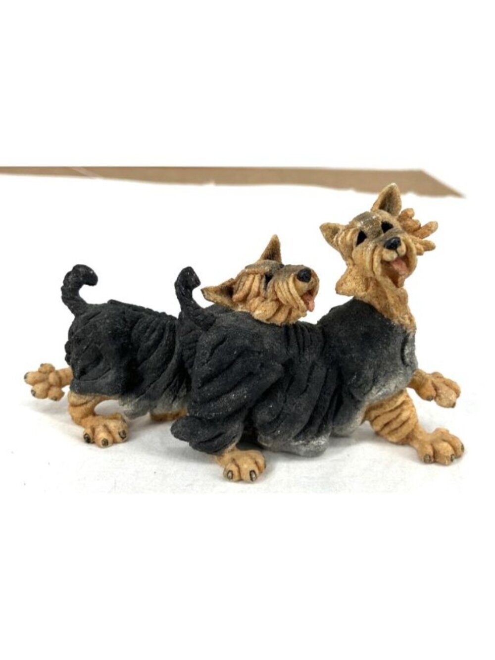 A Breed Apart Figurine Yorkshire Terrier Yorkie Pair Junior 2004 70102 9"